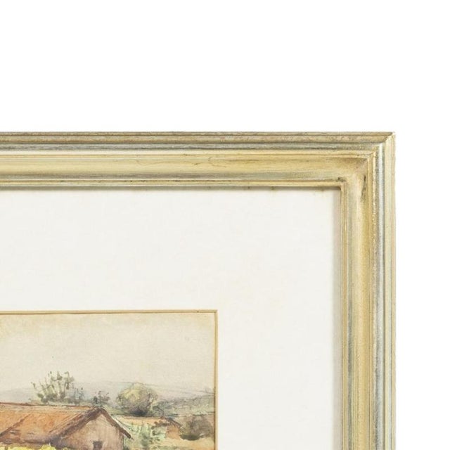 José De Brito, Landscape, Watercolor For Sale - Image 4 of 6