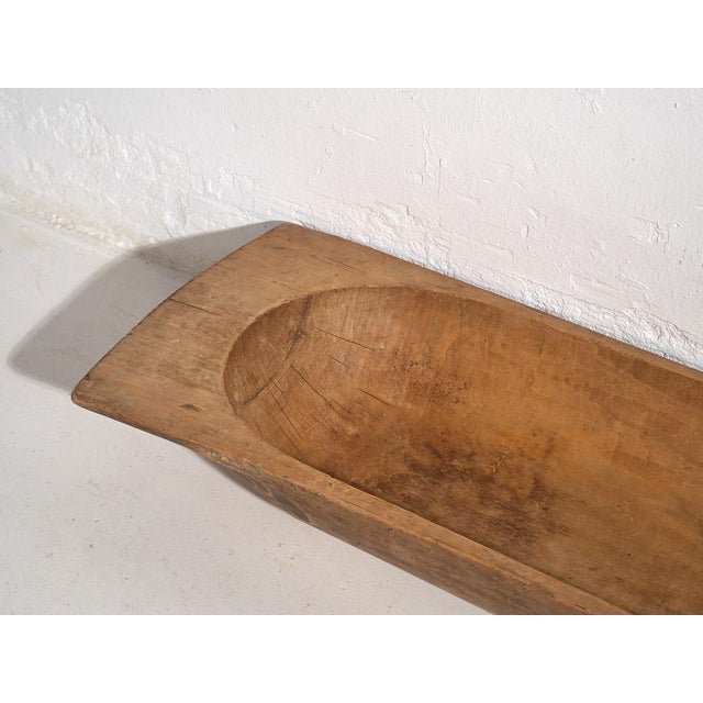 Antique Primitive Style Oval Bowl, 1900 For Sale - Image 10 of 14