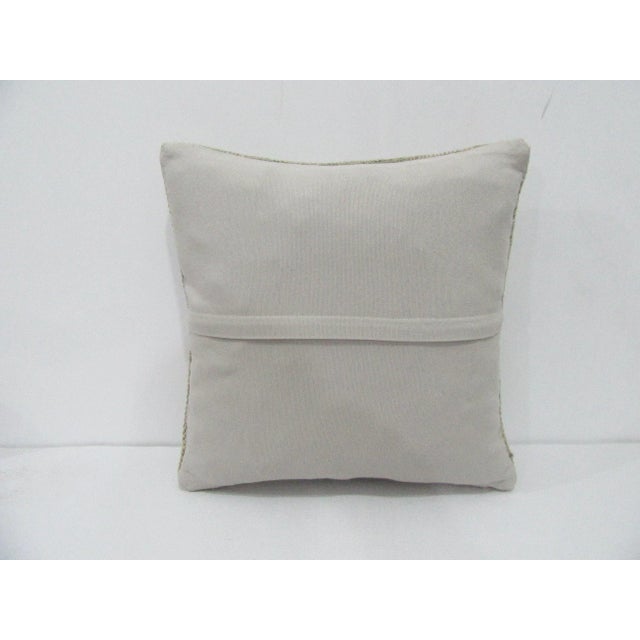 Traditional Faded Turkish Pillow Cover For Sale - Image 3 of 4