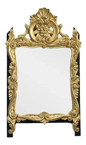 Small Antique Louis XVI Style Gilded Wood Mirror