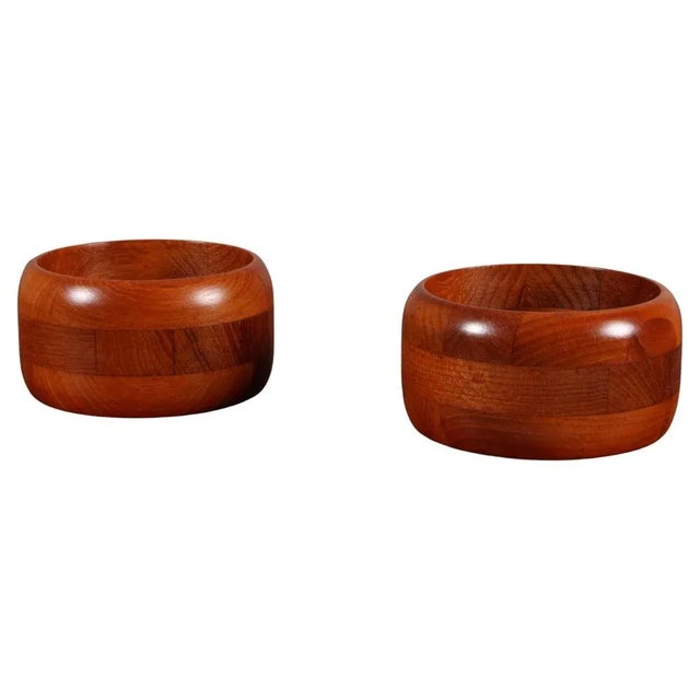 Teak Bowls, 1960s, Set of 2 For Sale - Image 6 of 6