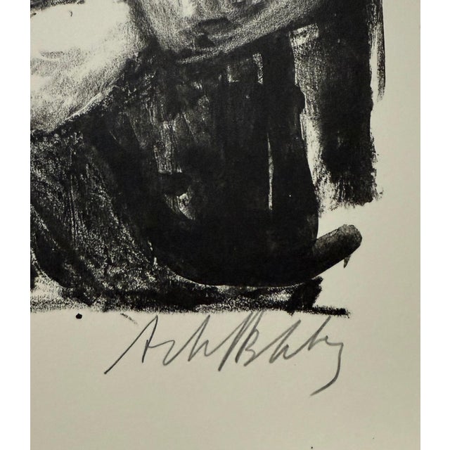 1960s Arbit Blatas, Lithuanian French Artist Arbit Blatas Lithograph Maurice de Vlaminck Ecole Paris, 1962 For Sale - Image 5 of 6