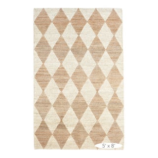 Mark D. Sikes for Dash & Albert Harwich Natural Woven Jute Rug, 3' x 5' For Sale