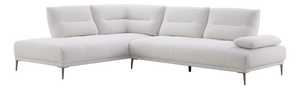 Manhattan Left-Chaise Sectional Sofa With Adjustable Backrests