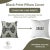 Fabdivine Indoor Pillow Cover Hand Block Printed Thick Linen 14x20 Inch- Morpankh For Sale - Image 4 of 5