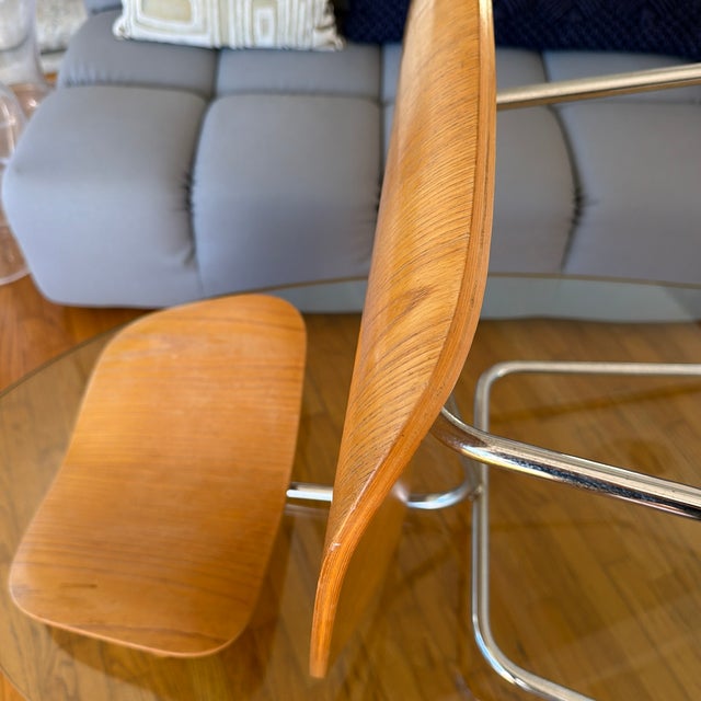 Wood Vintage 1990s Eames DCM-style Molded Plywood Dining Chairs Purchased From Grot Modern Furniture in Redondo Beach. For Sale - Image 7 of 12