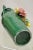 Vtg Victorian Style Green Ceramic Capodimonte 18" Vase With Pink Yellow Flowers For Sale - Image 9 of 13