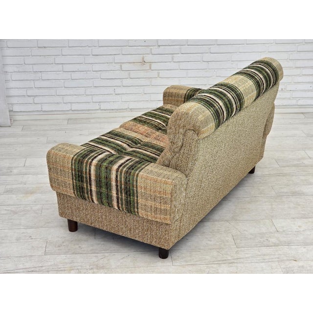 Danish 2-Seater Sofa in Furniture Wool by Nisbo Horsens, 1980s For Sale - Image 13 of 16