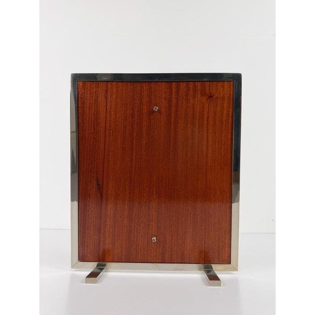 Large Italian Rectangular Picture Frame in Chrome, Acrylic Glass and Cork, 1970s For Sale - Image 18 of 18