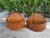 Vintage Split Bamboo Wall Baskets With Scalloped Form, Pair For Sale - Image 4 of 10
