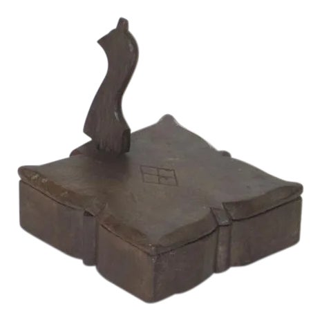 1920s Wooden Spice Container For Sale