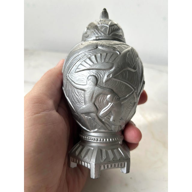 1920's French Art Deco Archers & Birds Incense Burner for Vantines For Sale - Image 10 of 10