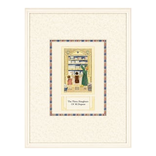 A.a. Milne Children's Book Print – "The Three Daughters of M. Dupont" — Illustrated by Salda (Sasha) H. Wildsmith Le Mair, Circa 1925 For Sale