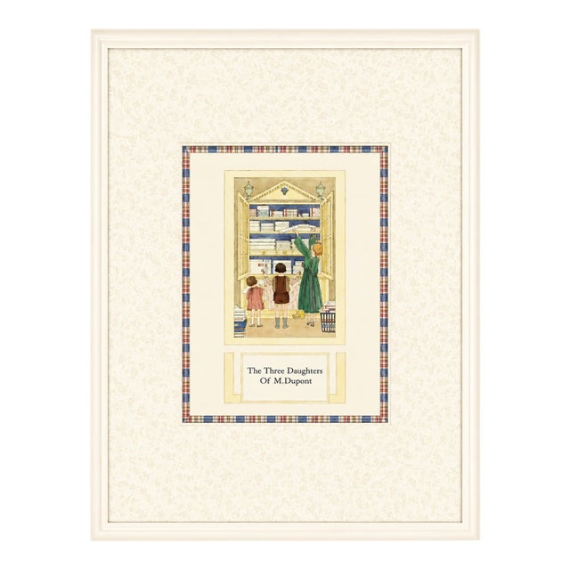 A.a. Milne Children's Book Print – "The Three Daughters of M. Dupont" — Illustrated by Salda (Sasha) H. Wildsmith Le Mair, Circa 1925 For Sale
