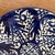 Ink Blue Antique Andalusian Ceramic Blue & White Glaze Wall Plate From Fajalauza (Granada) Spain For Sale - Image 8 of 12