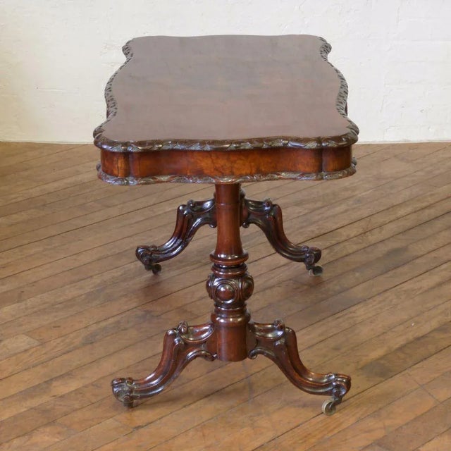 Wood Victorian Walnut Table, 1860s For Sale - Image 7 of 10