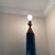 Vintage Midcentury Modern Blue Pencil Floor Lamp For Sale - Image 11 of 12