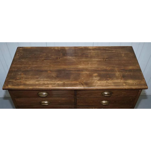 Very Large Victorian Photographers Chest Bank of Drawers For Sale - Image 3 of 13
