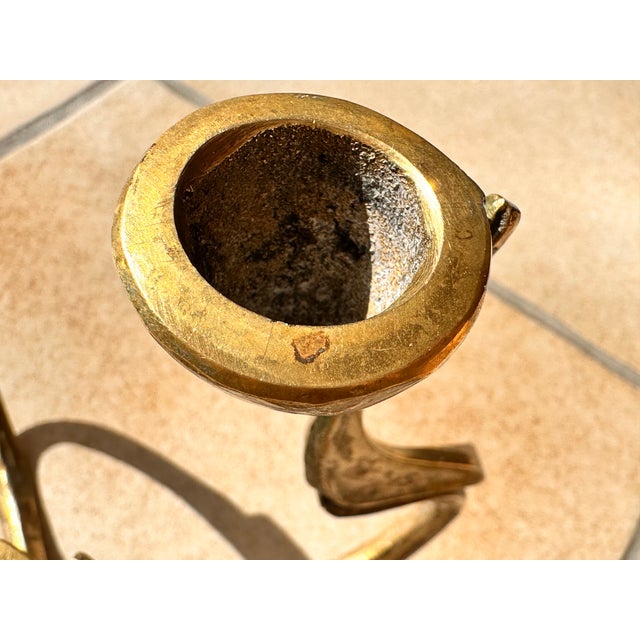 Bronze Metal Art Candleholder from Michael Harjes Metallkunst, 1970s For Sale - Image 16 of 18