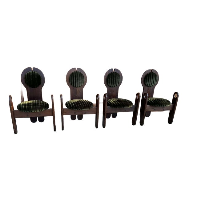 Mid-Century Dining Chairs from Szedleczky Maria, 1960s, Set of 4 For Sale