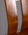 Vintage Italian Wood and Leather Chairs, 1950s, Set of 4 For Sale - Image 10 of 13