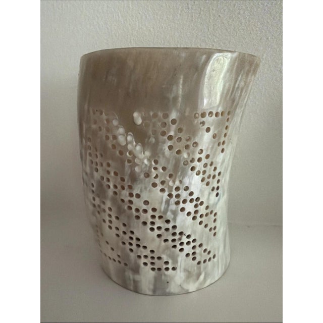 Three Ugandan Designed Ankole Candle Holders Manufactured In Uganda By Wied For Sale - Image 4 of 7