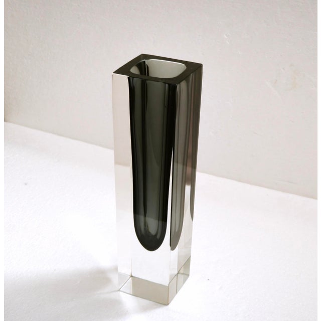 Large Murano Sommerso Glass Vase from Alessandro Mandruzzato, 1970s For Sale - Image 9 of 18