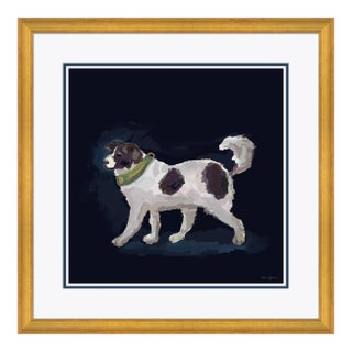 Courtly Dog Framed Art Print by Dana Gibson For Sale