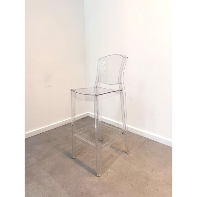 Dibi Bar Stool in Clear Acrylic For Sale - Image 5 of 5