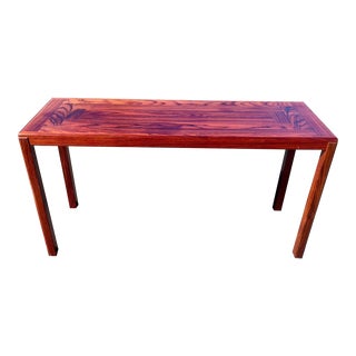 Vintage Danish Rosewood Console Table For Sale