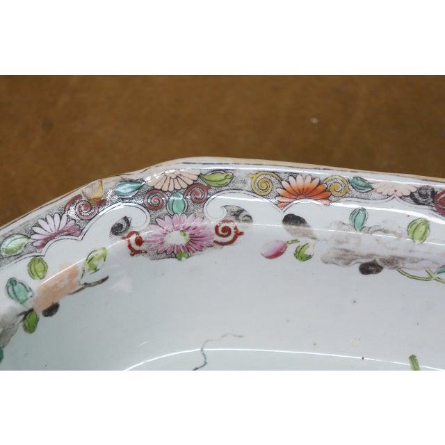Early 19th Century Antique Stephan Folch Masons Ironstone Imari Style China Serving Platters Dish - Set of 4 For Sale - Image 5 of 16