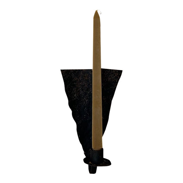 Vintage Iron Wall Sconce For Sale