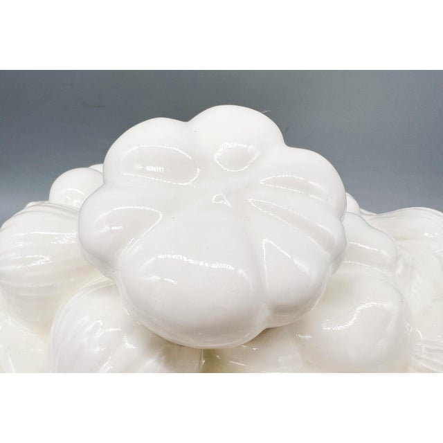 Vintage White Ceramic Harvest Vegetable Tureen / Baking / Serving Dish With Sculptural Lid – French Country / Cottagecore For Sale - Image 15 of 16