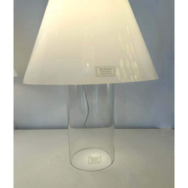 Glass Lamp Full Murano Glass Shade by Murano Due, Italy, 1980s For Sale - Image 7 of 10