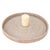 Our round rattan serving and ottoman trays with glass inserts will instantly add a gorgeous touch to any room of your...