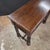 Wood Late 19th Century English Oak Barley Twist Leg & Stretcher Side Table With Drawer For Sale - Image 7 of 18