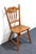 Tell City Furniture Solid Hard Rock Maple Colonial Early American Spindle Back Dining Side Chair For Sale - Image 4 of 10