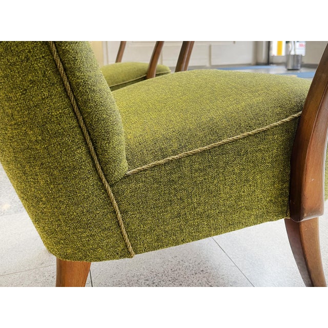 Alfred Christensen Lounge Chairs for Slagelse Møbelværk - A Pair For Sale - Image 13 of 15