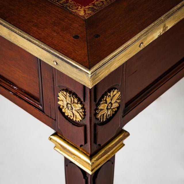 Antique Louis XVI Style Desk, 1900 For Sale - Image 9 of 10