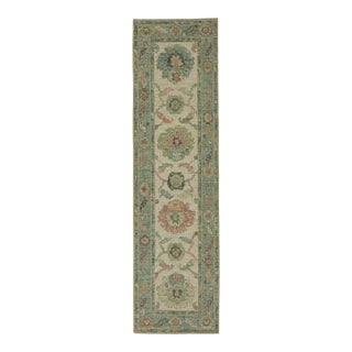 Turkish Oushak Rug 2'2" x 7'11" #20212 For Sale