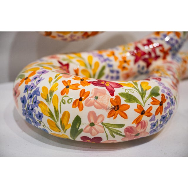 2020s #276, Floral Snake Sculpture by Paige Barnes Dorsey For Sale - Image 5 of 9