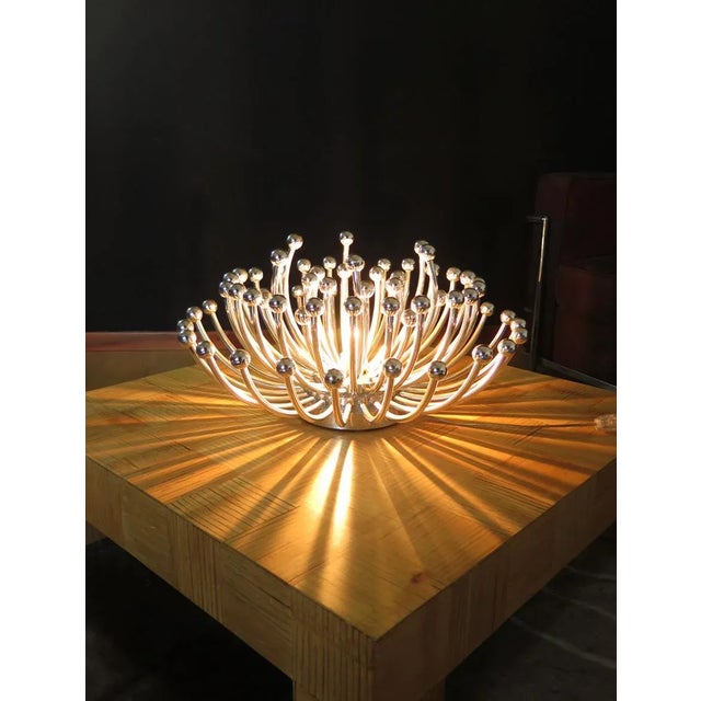 Vintage Space Age Italian Pistillo Table Lamp by Studio Tetrach for Valenti For Sale - Image 13 of 14