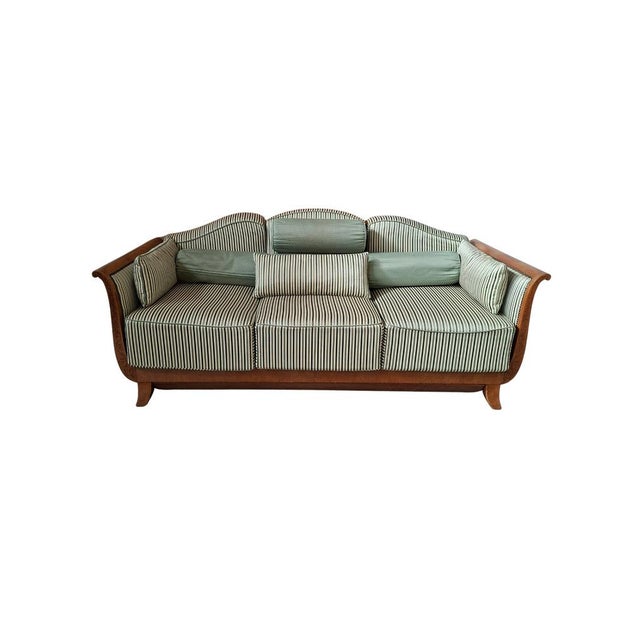 Vintage Three-Seater Sofa, 1940s For Sale - Image 14 of 17