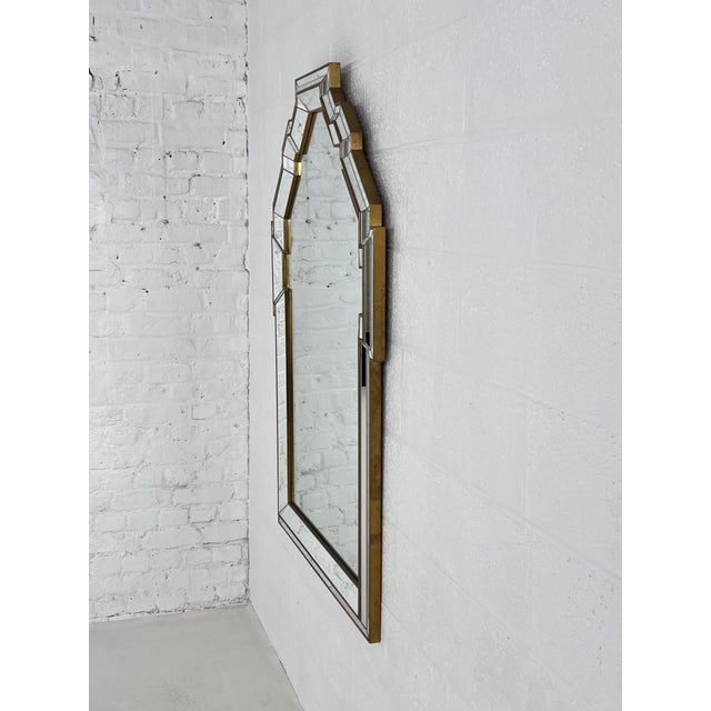 Art Deco Bevelled Mirror from Deknudt For Sale - Image 6 of 11
