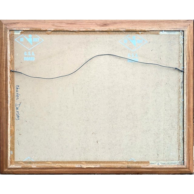 1980s Vintage Signed 1980's "Shoreline Seagulls" Watercolor Painting For Sale - Image 5 of 6