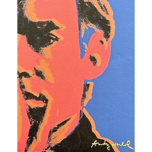 After Andy Warhol, Self Portrait Blue-Red, 1980s, Print For Sale - Image 4 of 6