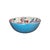 Ceramic 1966 Aldo Londi for Bitossi Hand-Painted Turquoise Bowl With Red & Violet Berry Motif For Sale - Image 7 of 10