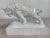 Mid Century Vintage Porcelain Blanc De Chin Sculpture of a Bull For Sale - Image 9 of 11
