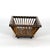 1880 Large Anglo Indian Porcupine Quill and Ebony Basket For Sale - Image 4 of 6