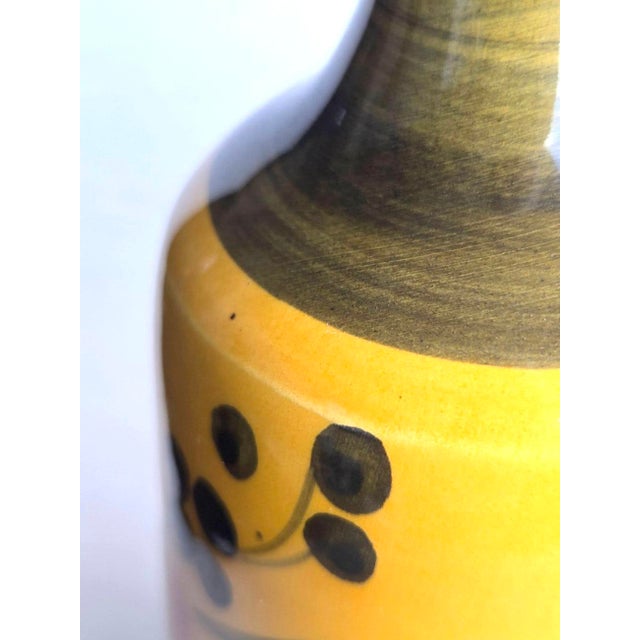 Wood Vintage French Ceramic Oil Decanter For Sale - Image 7 of 14